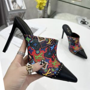 Louis Vuitton Women's Pumps Sandals with 9.5cm Heel