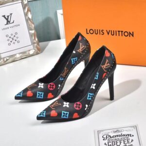 Louis Vuitton Cherie Pumps 10cm Heel with Monogram and Iconic Print