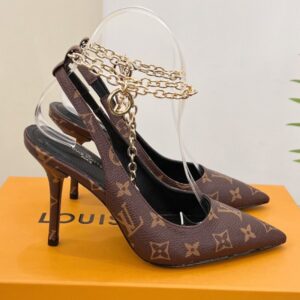 Louis Vuitton Mansion SL. Back Pump 9cm Heel Fashion Sandals 1A964O
