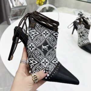 Louis Vuitton Mansion SL. Back Pump 9cm Heel Fashion Sandals