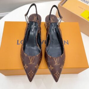 Louis Vuitton Women's Luxury Leather Pumps Sandals with Original Box