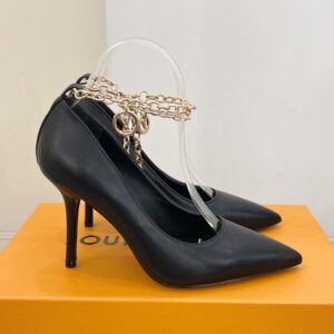 Louis Vuitton Women's Mansion Sl. Back Pump 9cm Heel Leather Sandals
