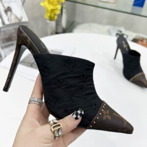 Louis Vuitton Women's Pumps Sandals with 9.5cm Heel and Original Box