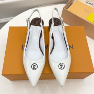 Louis Vuitton Women's Luxury Leather Pumps Sandals with Original Box