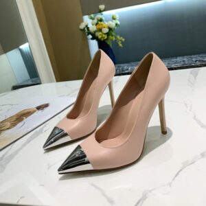 Louis Vuitton Women's High Heels 10.5cm Pointed Toe Elegant Leather Pumps