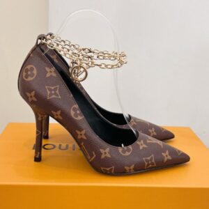 Louis Vuitton Women's Mansion Sl. Back Pump 9cm Heel Leather Sandals