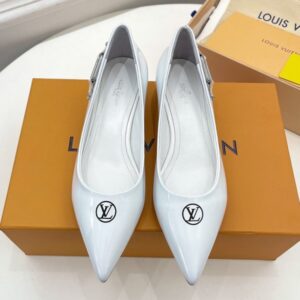 Louis Vuitton Women's Sandals Leather Design Fashion Pumps with Original Box